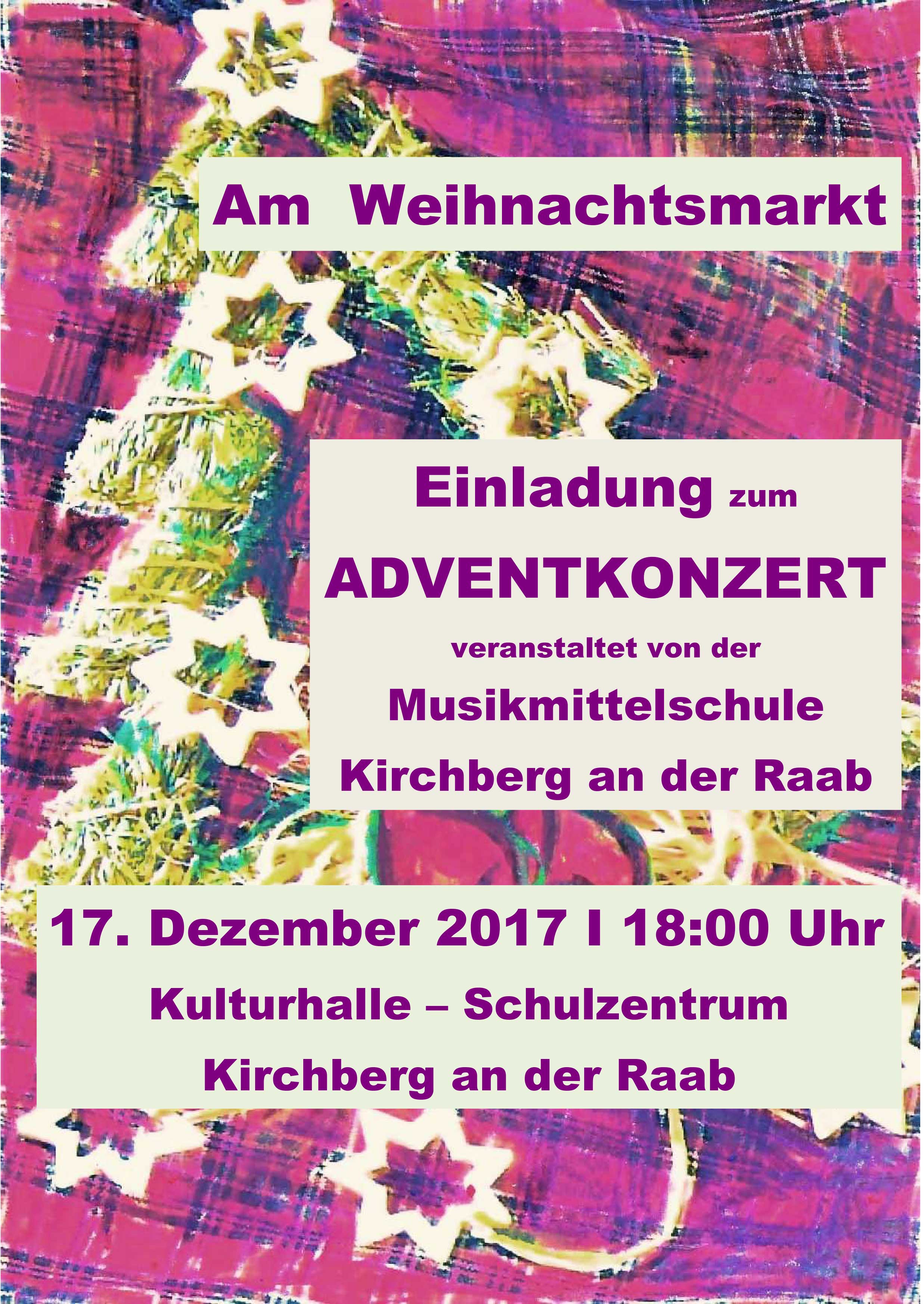 Einladung zum Adventkonzert